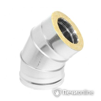 Колено 135° (45°) Теплов и Сухов Отвод Термо 45* ОТ-Р 430-0.5/оцинковка D115/180 в Владимире