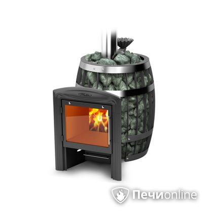 Дровяная банная печь TMF Саяны II Carbon Витра ЗК в Владимире