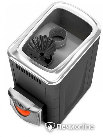 Дровяная банная печь TMF Ангара 2012 Inox ДНС КТК ЗК антрацит в Владимире