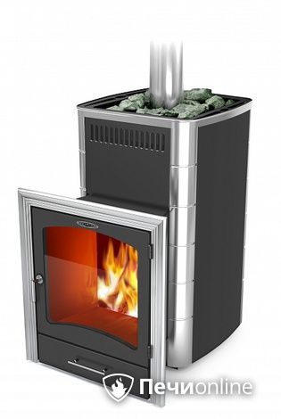 Дровяная банная печь TMF Калина II Inox БСЭ ТО антрацит НВ ПРН в Владимире