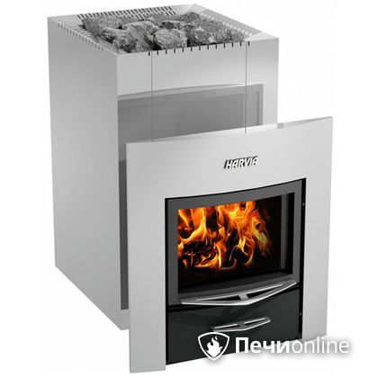 Дровяная банная печь Harvia 22 Duo Steel (Wk220) в Владимире