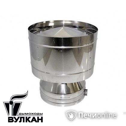 Дефлектор Вулкан DDH с изоляцией 50 мм D=200/300 нержавейка/оцинковка в Владимире